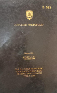 Image of Dokumen Portofolio